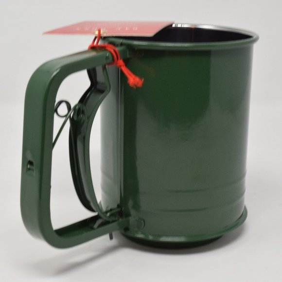 Rae Dunn Joy Flour Sifter Baking Holiday Green New Bake Kitchen Decor Cottagecor - Picture 13 of 14